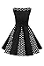 BlackButterfly Kids 'Alexia' Vintage Polka Dot 50's Girls Dress (Black, 11-12 yrs)