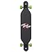 BACKFIRE Drop Through Longboard Complete Double Kick 42x9.5inch Professional longboards (Green)