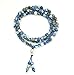 OVALBUY 6mm Agate 108 Beads Buddhist Prayer Japa Mala for Meditation