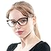SOOLALA 3-Pair Value Pack Fashion Designer Cat Eye Reading Glasses for Womens, 1.75D