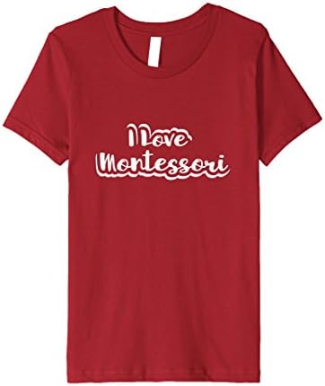 Kids Cute Montessori Tshirt 10 Cranberry