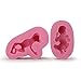 Sleeping Baby Silicone Molds, Beasea 2pcs Set Handmade Soap Mold DIY Baby Candy Fondant Molds Cake Toppers Cake Decoration Baking Tool Pink