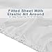 My Perfect Nights 4 Piece Microfiber Sheet Set (Queen, White)