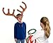 Fashionclubs Christmas Party Inflatable Reindeer Antler Hat Ring Toss Game