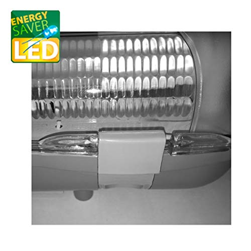 LED Feuchtraumleuchte, Garagenleuchte, max 1x35W LED, inkl. LED Röhre, T8 LED, G13, Deckenleuchte, Wannenleuchte… – Bild 6