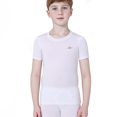 Kids Compression Shirt Underwear Boys Youth Under Base Layer Short