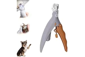 Nail Trimmer, Preciseclip LED Magnifying Glass Pet Nail Trimmer, Dog Toe Nails Clippers with Splash Guard, Safe Tool with Non
