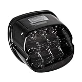 NTHREEAUTO Smoked LED Rear Tail Light Motorcycle Taillights Brake Driving Compatible with Harley Dyna Road King Electra Glide Street Bob Touring