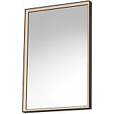 ET2 Bevel 40W 1 LED Mirror 30 Inch Tall and 24 Inch Wide with Brushed Black Finish
