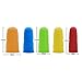 Qulable 10 Pieces Silicone Finger,Finger Protector, Finger Sleeves Great for Glue/Craft/Sewist/Wax/Rosin/Resin/Honey/Adhesives/Finger Cracking/Sport Games (Colors)