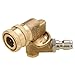 Tool Daily Quick Connecting Pivoting Coupler for Pressure Washer Nozzle, Cleaning Hard to Reach Areas, 4500 PSI 1/4” Plug 90 Degree Rotation