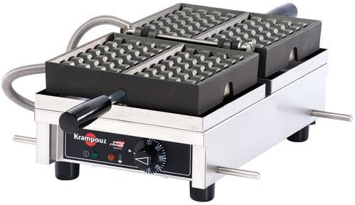 WECDHAAT Eurodib Belgian Waffle Maker 4 x 7 Liege (240V) Model WECDHAAT