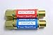 KingFurt Oxygen & Acetylene/Propane Flashback Arrestor Set, Regulator End 9/16-18