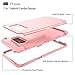 Galaxy S8 Plus Case, WeLoveCase Heavy Duty Drop Protection Armor Defender Case Soft Shockproof Silicone Bumper + High Impact Hard PC 3 in 1 Hybrid Protective Cover for Samsung Galaxy S8 Plus Rose Gold