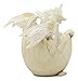 Ebros April Birthstone Dragon Egg Statue Diamond Gem Birthday Dragon Hatchling Figurine Fantasy Collector Sculpture