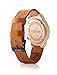 Bamboo Wood Watch Natural Maple Leather Band Casual Men or Women Gift