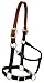 Weaver Leather Adjustable Breakaway Nylon Horse Halter , Black, Weanling/Pony