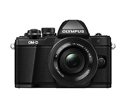 Olympus Om-D E-M10 Mark II Kit, Appareil Photo Micro 4/3 (16 Mp, Stabilisation D'Image 5 Axes, Viseur Électronique) + Objectif M.Zuiko 14-42Mm Ez Zoom, Noir