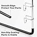 FH Swing Arms Pants Hangers Towel Hangers Multi Layers Metal Pant Slack Hangers, Organizer for Pants Jeans Scarf Hanging, 3 Packs