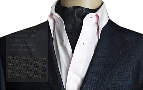 Men's Cravat Self Tie Woven Ascot Paisley Jacquard Luxury