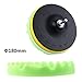 Yosoo Buffing Pads Polishing Pads, 7 Pcs Waxing Sponge Pads Kit Car Polisher with M14 Drill Adapter (7 Inch)