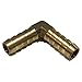 EDGE INDUSTRIAL 3/8" Hose ID 90 Degree Brass Elbow Union Fitting Fuel / AIR / Water / Oil / Gas / WOG (Qty 01) primary