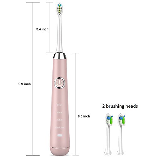 image for SANOTO Electric Wireless Rechargeable Toothbrushes IPX7 Waterproof Son