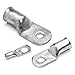 EWCS 8 AWG (Gauge) 6 AWG, 4 AWG, 2 AWG, 1/0 AWG, 2/0AWG Marine Grade UL Approved Heavy Duty Tinned Copper Compression Lugs - 10 Per Pack