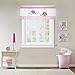Wise Wendy Printed and Applique Valance Pink 50x18