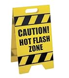 BigMouth Inc Hot Flash Zone Caution Sign