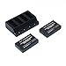 Anbee 3.7v 700mAh LiPo Battery 2pcs + Multi Charger Plate Combo for Parrot Minidrones Swing/Mambo FPV - Fly - Mission/Airborne Cargo/Airborne Night/Jumping Race/Jumping Night Drone