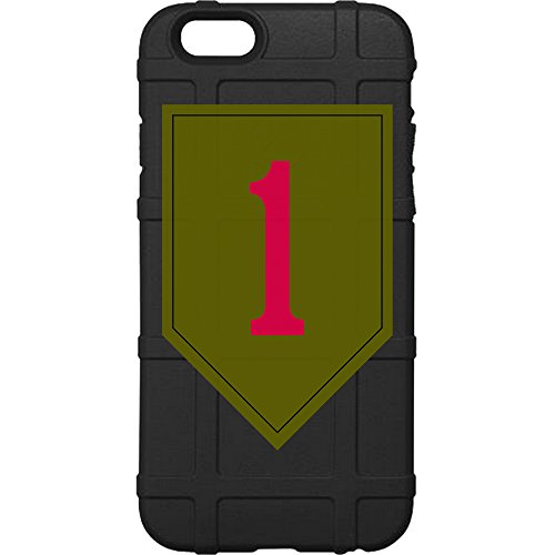 LIMITED EDITION - Authentic Made in U.S.A. Magpul Industries Field Case for Apple iPhone 6/ iPhone 6s (Standard 4.7" Size) US Army 1st Infantry Division "Big Red" Patch