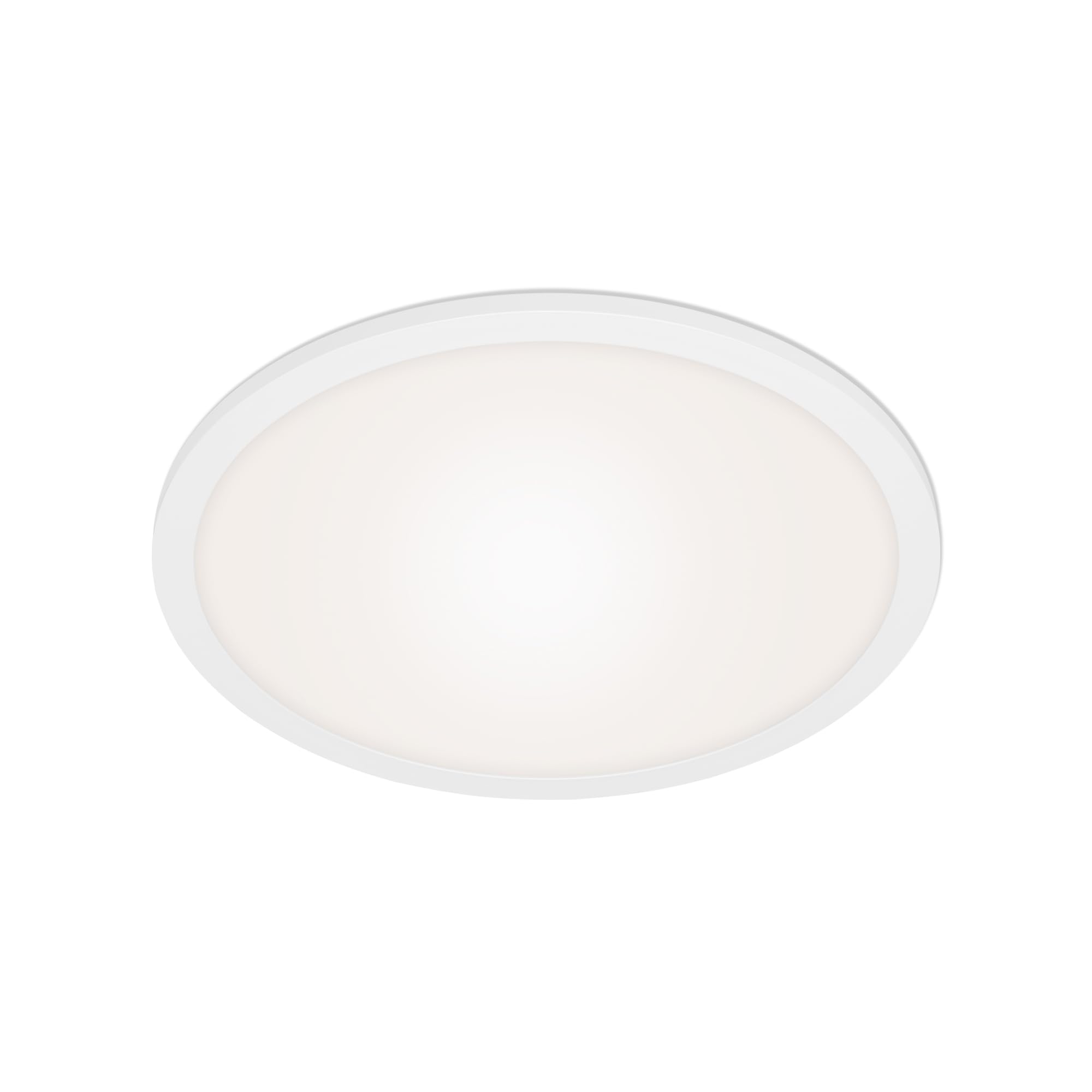 BRILONER Leuchten 7168-016 LED Panel Ceiling Light Dimmable with Remote Control Colour Temperature Control Night Light 24 Watt 2200 Lumen Diameter 40 cm White