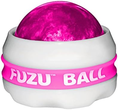 Fuzu Full Body Massager Ball for Deep Tissue Stress Relief, Neon Pink, 1 Massaging Ball