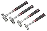 Ball Pein Hammer Set, Steel, Steel, 4 PC