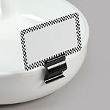 Black Food Tray Label Holders, Bowl & Cup Sign