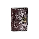 Leather Celtic Tree of Life Book of Shadows Blank Spell Book Wicca ~ by Raven Blackwood