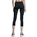 Compression Capri Pants w HIDDEN Pocket NO SEE-THRU UV Protection & GUSSETED Crotch! Body Slimming Compression for Yoga, Fitness & Gym and AMAZING SLIM FIT AND FEEL!