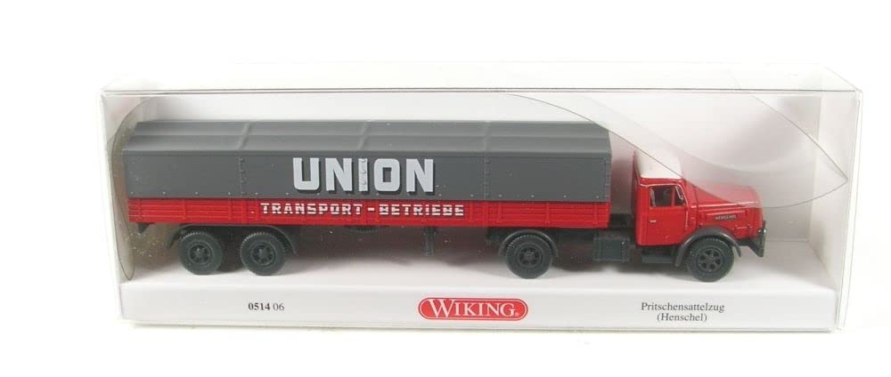 Wiking 051406 H0 Henschel Union Transport Platform Trailer