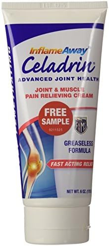 Celadrin Advanced Joint Health Cream 2 Tubes Included 6 Ounces Each Total 12 oz Included InflameAway Joint & Muscle Pain Relieving by Imagenetix