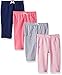 Luvable Friends Unisex Baby Cotton Pants, Girl Solid, 3-6 Months