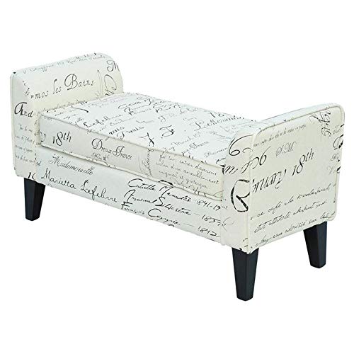 Baxton Studio Owstynn Gray Linen Modern Banquette Bench Buy