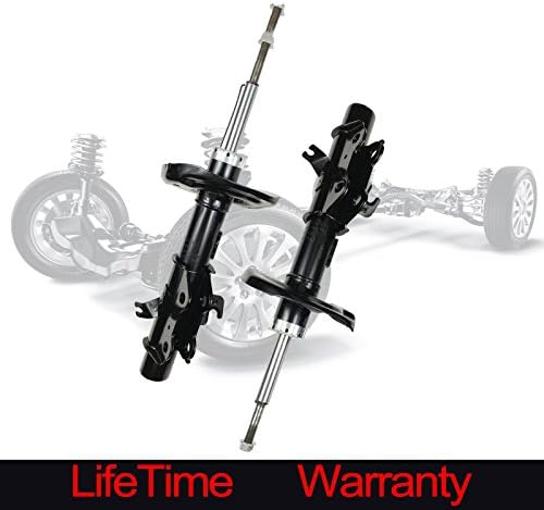 Vekwena Front Pair Shock Absorber Gas Struts Kit For 10-12 Chevolet Camaro V6 Truck Without Coil Springs