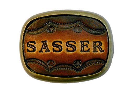 Custom Tooled Leather Belt Buckle, MADE to ORDER, Names or Initials Up to 6 Letters