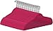 Utopia Home Premium Velvet Hangers Non-Slip Grey - Felt Hangers - Heavy Duty - Velvet Suit Clothes Hangers with Tie Bar (Pink, 50)
