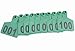 Pack of 100 Cattle Ear Tag with Words from 001 to 100