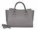 Kenneth Cole Reaction KN1550 Magnolia Handbag Top Handle Messenger Crossbody Shoulder Bag (Stony Brook)