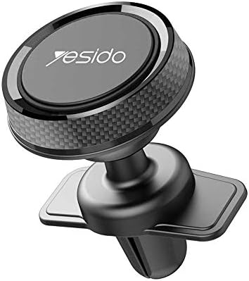 Yesido Mobile Magnetic Car Holder Black, 360 Degree Magnetic Mount