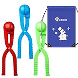 D-FantiX Snowball Maker Snow Toys for Kids Outdoor Winter Toys Snow Play Games Boys 14 Inch Large 3 Pack