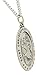 All Patron Saints St Christopher Medal Necklace – Solid Sterling Silver Oval Medallion and Chain with Gift Box (Size 29 x 20 MM (Adult Male))